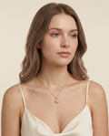 The Golden Moon Necklace view 4