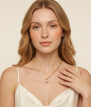 The Clara Two Chain Necklace - Nina Kane Jewellery