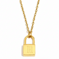 Signature Lock Initial Necklace view 17