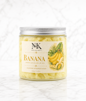 Organic Banana Whipped Soap - Nina Kane Jewellery