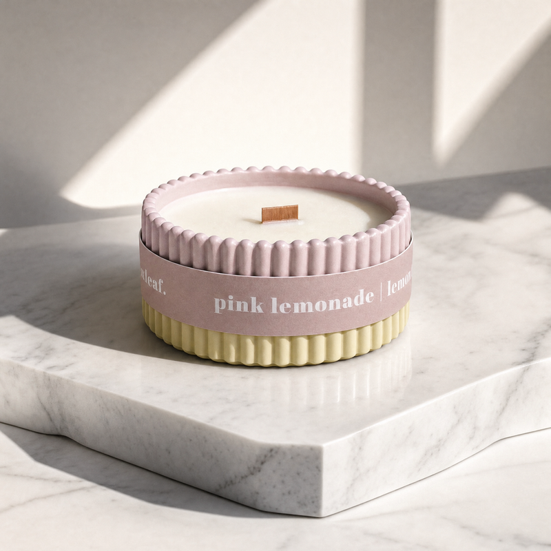 Pink Lemonade Raspberry & Lemon Soy Wax Candle