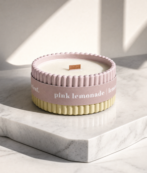 Pink Lemonade Raspberry & Lemon Soy Wax Candle
