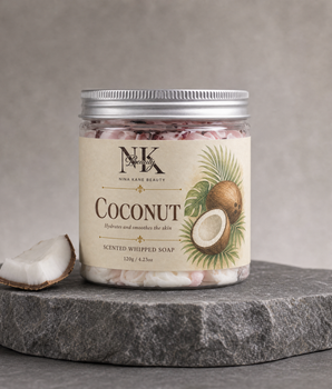 Organic Coconut Whipped Soap - Nina Kane Jewellery