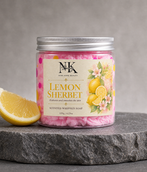 Organic Lemon Sherbet Whipped Soap