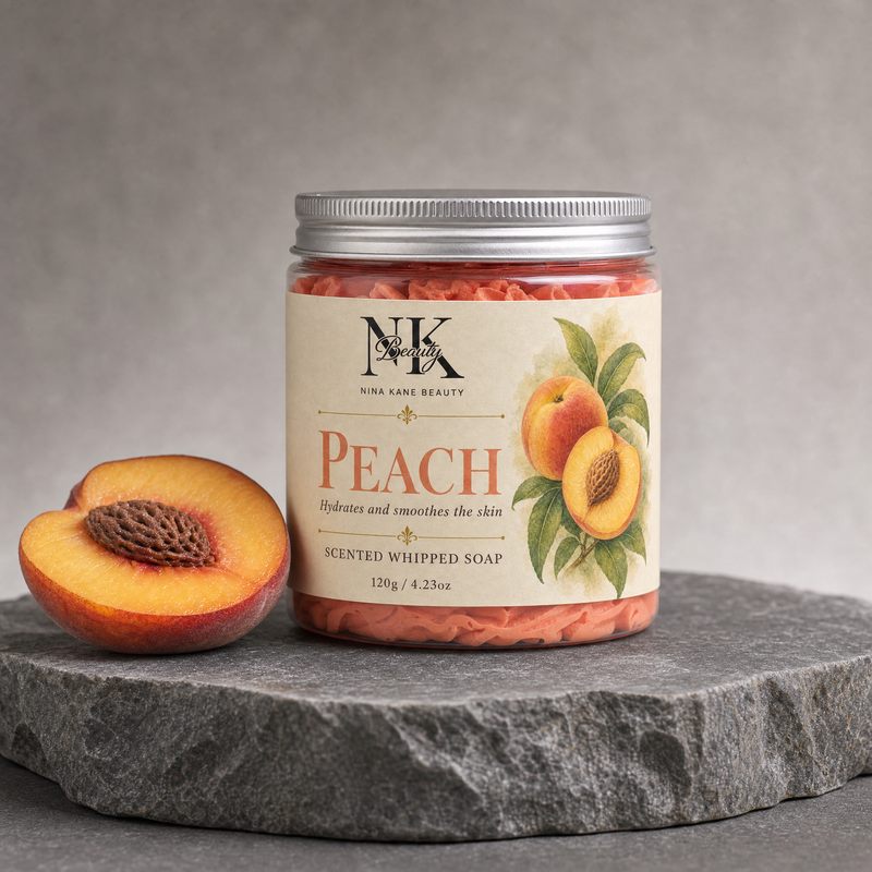 Organic Peach Whipped Soap
