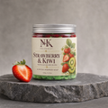 Organic Strawberry & Kiwi Whipped Soap view 1
