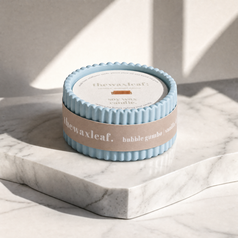 Bubble Gumbo Stoneware Soy Wax Candle