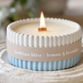 Bedtime Bliss Lemon & Lavender Soy Wax Candle view 2