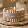 Cookie Crumbs Stoneware Soy Wax Candle view 3