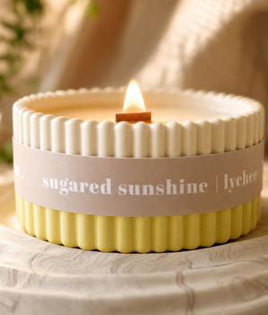 Sugared Sunshine Lychee Soy Wax Candle
