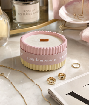 Pink Lemonade Raspberry & Lemon Soy Wax Candle