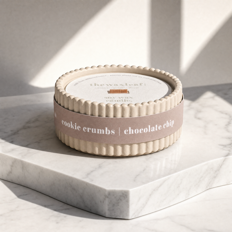 Cookie Crumbs Stoneware Soy Wax Candle