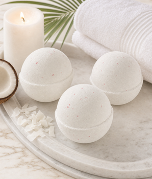Coconut Dream Luxury Bath Bomb - Nina Kane Jewellery