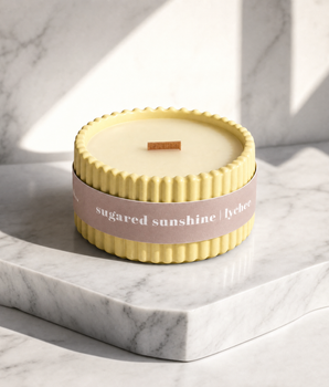 Sugared Sunshine Lychee Soy Wax Candle