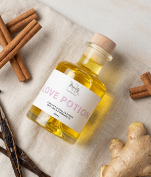 Love Potion Luxury Bath, Body & Massage Oil - Nina Kane Jewellery