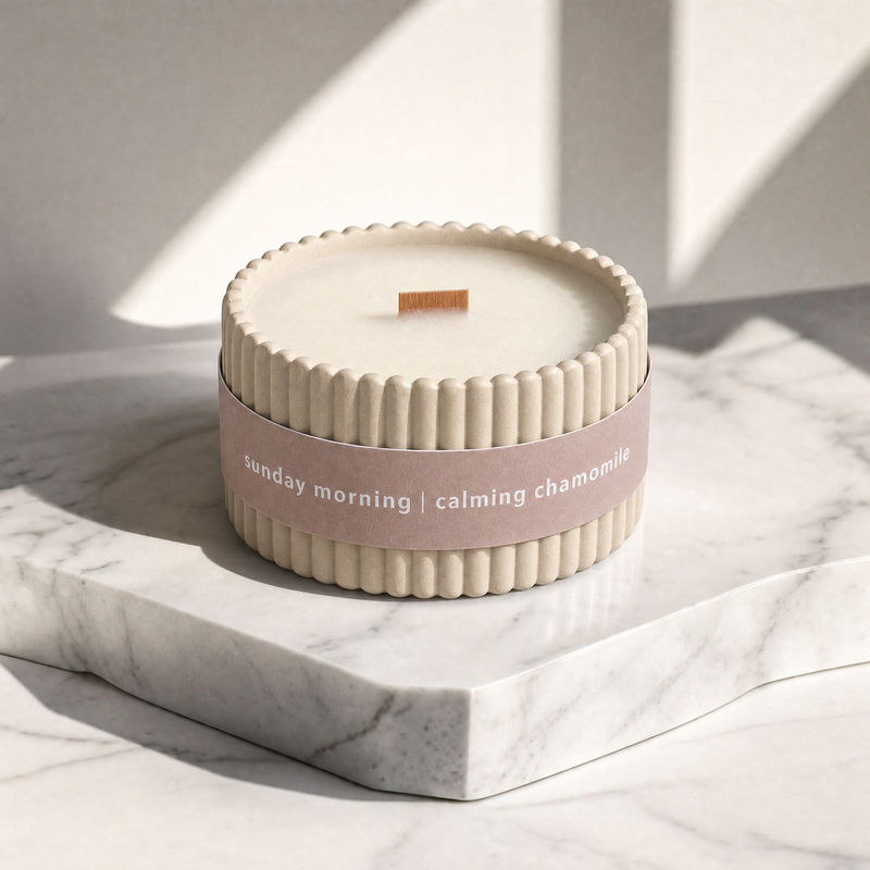 Sunday Morning Chamomile Soy Wax Candle