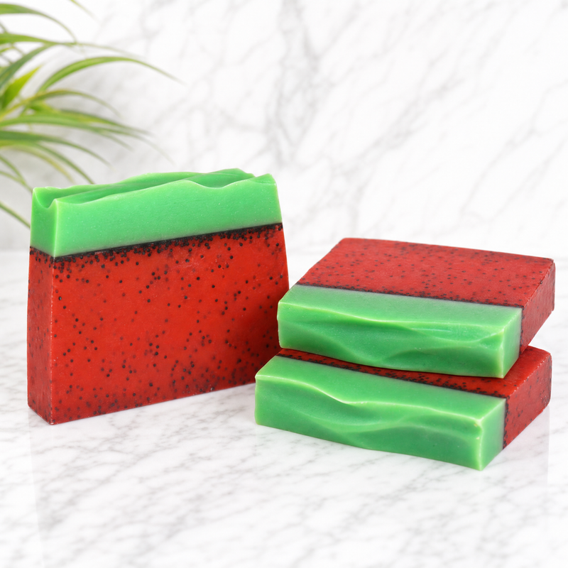 Strawberry Soap Slice