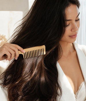 Handmade Bamboo Anti-Static Comb Set - Nina Kane Jewellery