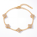 The Diamond Clover Bracelet view 1