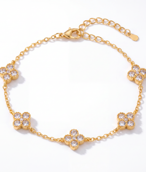 The Diamond Clover Bracelet