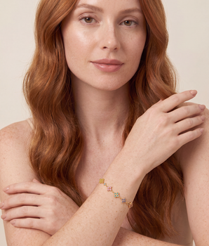 The Rainbow Blossom Bracelet