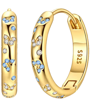 The Bluebell Butterfly Hoops