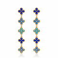 The Rainbow Clover Earrings view 9