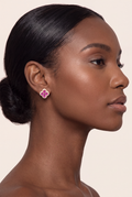 The Luxe Clover Stud Earrings view 5