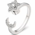 The Starlight Spinner Rings view 2