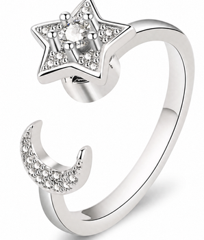 The Starlight Spinner Rings
