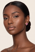The Luxe Clover Stud Earrings view 3