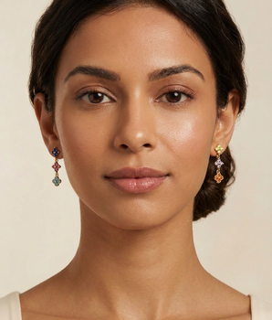 The Charmed Clover Earrings
