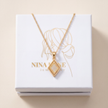 Elara Geo Necklace view 7