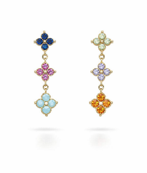 The Charmed Clover Earrings