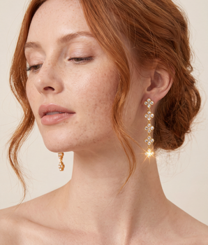 The Rainbow Clover Earrings