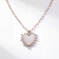 The Love Note Engravable Heart Necklace view 8