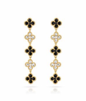 The Rainbow Clover Earrings