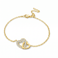 The Entwined Heart Bracelet view 1