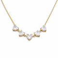 The Delphine Five Heart Necklace view 1