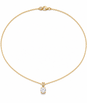 The Aurelie Solitaire Necklaces