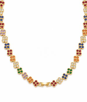 The Rainbow Clover Necklace