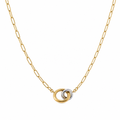 The Micheala Mixed Metal Necklace view 1