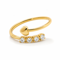 The Sweetheart Bar Rings view 1