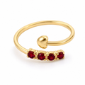 The Sweetheart Bar Rings view 9