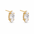 The Freya Marquise Stud Earrings view 1