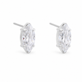 The Freya Marquise Stud Earrings view 2