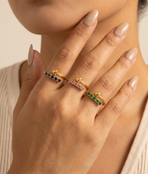 The Sweetheart Bar Rings