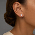 The Freya Marquise Stud Earrings view 6