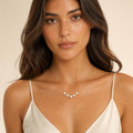 The Delphine Five Heart Necklace view 2