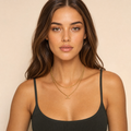 The Daniela Layered Necklace view 2